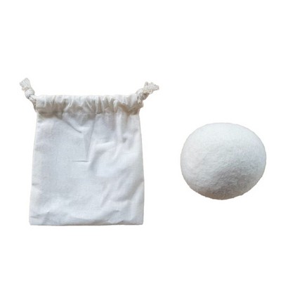 Wool Dryer Ball With Pouch